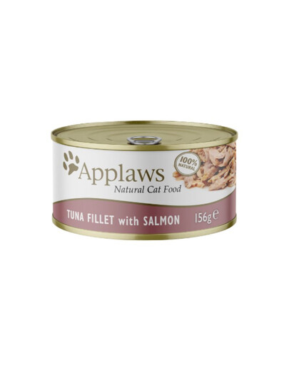 APPLAWS Cat Adult Tuna with Salmon in Broth tuňák s lososem ve vývaru 24x156g