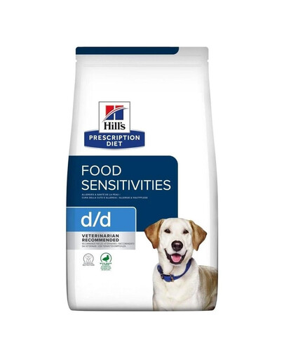 HILL'S Prescription Diet Canine Food Sensitivity Duck & Rice krmivo pro psy s citlivým trávicím systémem 4 kg