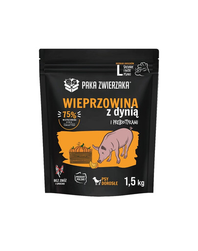 PAKA ZWIERZAKA Seventh Heaven Suché krmivo Vepřové s dýní L 1,5 kg