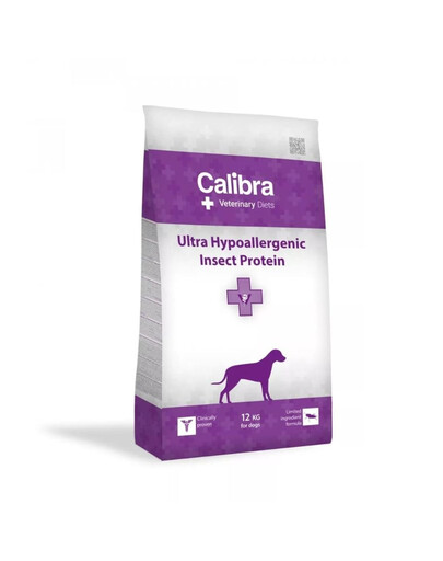 CALIBRA Veterinary Diet Dog Ultra Hypoallergenic Insect 12 kg