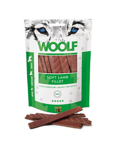 WOOLF Soft Lamb Fillet 100g měkké jehněčí proužky