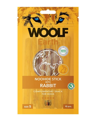 WOOLF Earth Noohide Stick with Rabbit S 90g