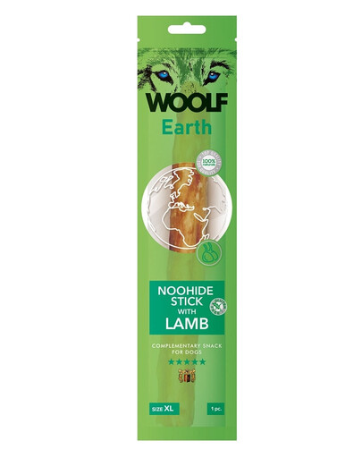 WOOLF Earth Noohide Stick with Lamb XL 85g