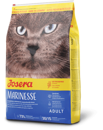 JOSERA Cat Marinesse hypoalergenní krmivo 10 kg + 2 kg krmiva ZDARMA