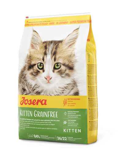 JOSERA Kitten GrainFree Suché krmivo pro koťata 10 kg + 2 kg krmiva ZDARMA