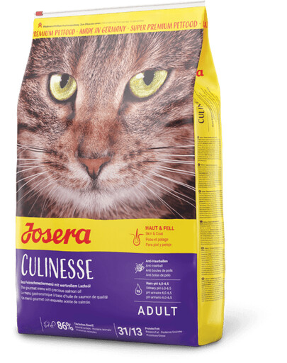 JOSERA Cat Culinesse 10 kg krmivo pro kočky s lososem + 2 kg krmiva ZDARMA