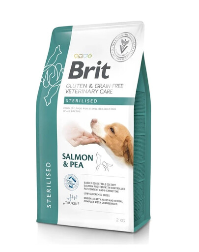 BRIT Veterinary Care Dog Gluten Grain free Sterilised 2 kg