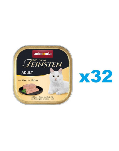 ANIMONDA vom Feinstein Adult hovězí a kuřecí maso 32x100 g