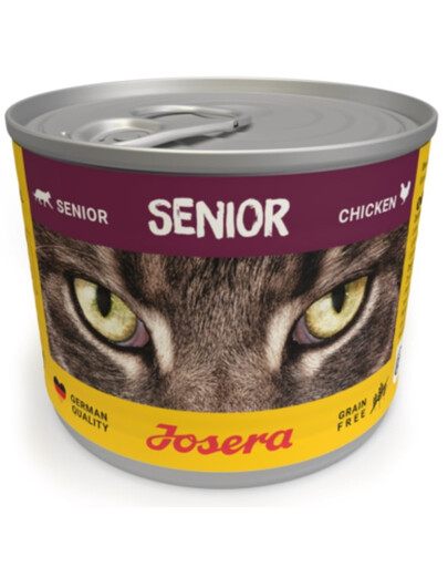 JOSERA Cat Senior mokré krmivo pro starší kočky, plechovka 6 x 200g