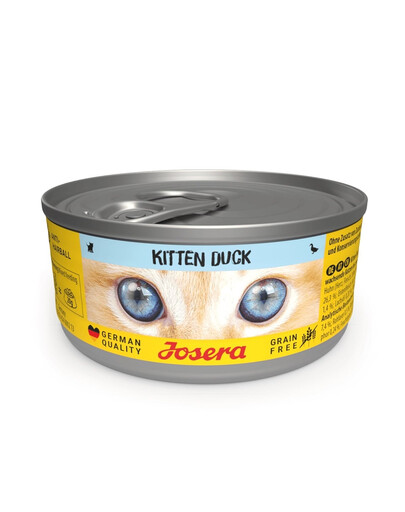 JOSERA Kitten Kachní mokré krmivo pro koťata, konzerva 200g