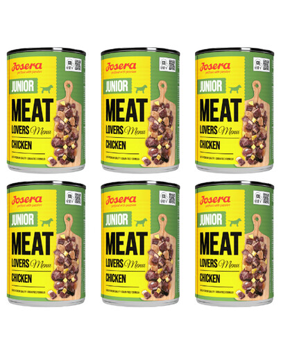 JOSERA Meat Lovers Junior Menu Kuře pro štěňata 6x400g