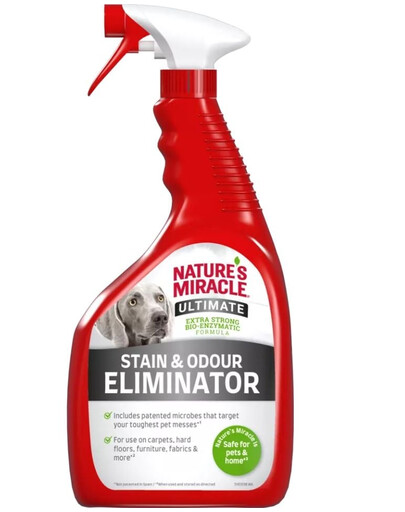 NATURE'S MIRACLE ULTIMATE Stain&Odour Remover Dog 946 ml odstranění odolných psích skvrn