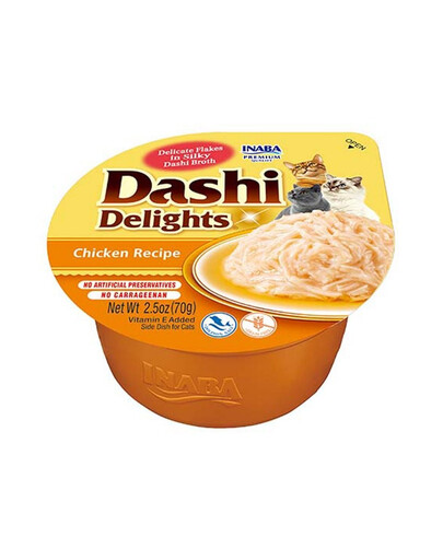 INABA Cat Dashi Delights Kuřecí maso 6x70 g