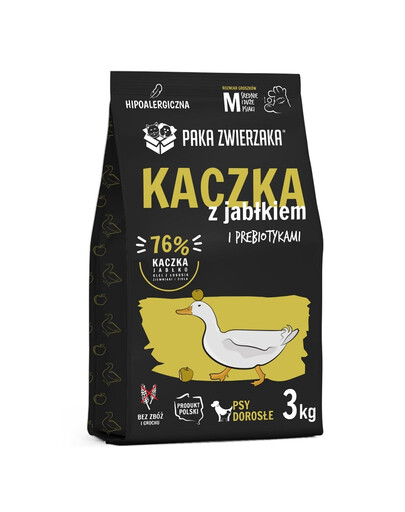 PAKA ZWIERZAKA Seventh Heaven Suché krmivo Kachna s jablkem M 3kg