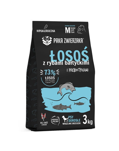 PAKA ZWIERZAKA Seventh Heaven Suché krmivo Losos s baltskými rybami M 3kg