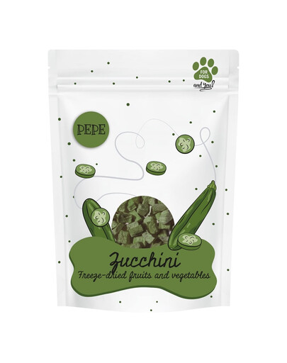 PAKA ZWIERZAKA PEPE Freeze-dried Lyofilizovaná cuketa pro psy 20 g