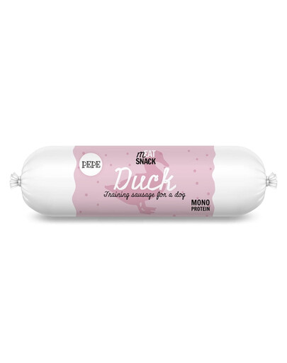 PAKA ZWIERZAKA PEPE Meat Snack Kachní klobása pro psy 200g