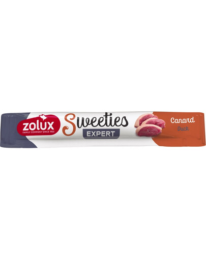 ZOLUX Krémový pamlsek pro psy SWEETIES s kachnou 14 g