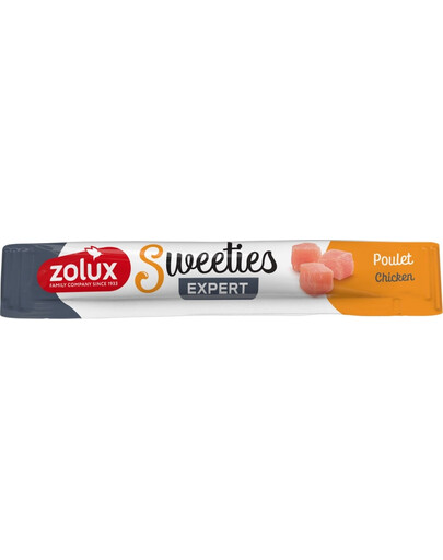 ZOLUX Krémový psí pamlsek SWEETIES s kuřecím masem 14 g