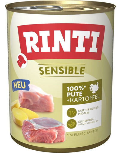 RINTI Krůta Sensible s bramborami 800g