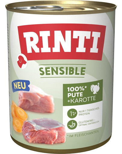 RINTI Sensible Krůta s mrkví 800 g