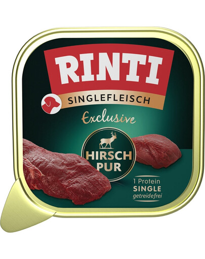 RINTI Singlefleisch Exclusive Venison Pure monoproteinové krmivo se zvěřinou 150 g