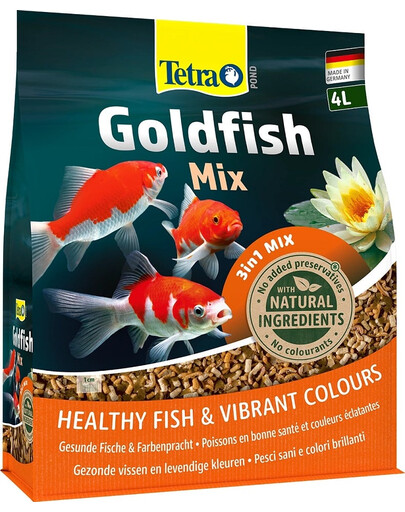 TETRA Pond Goldfish Mix 4 L Pokarm dla złotych rybek w oczku wodnym