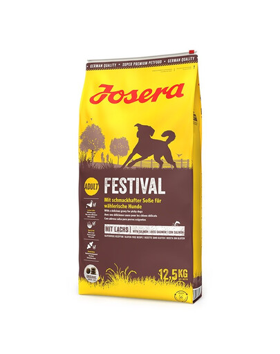 JOSERA Festival 12,5kg + Meatlovers 400g & Denties 180g ZDARMA