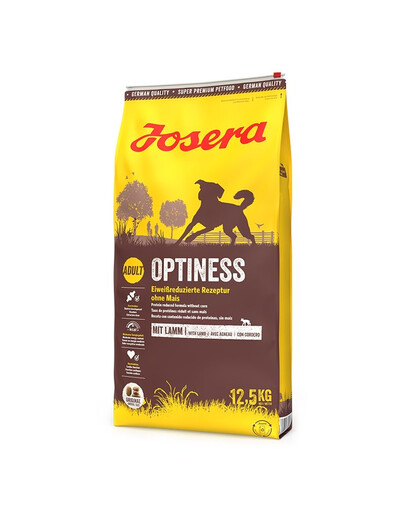 JOSERA Optiness 12,5kg + Meatlovers 400g & Denties 180g ZDARMA