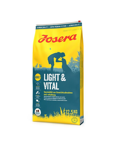 JOSERA Light&Vital 12,5kg + Meatlovers 400g & Denties 180g ZDARMA