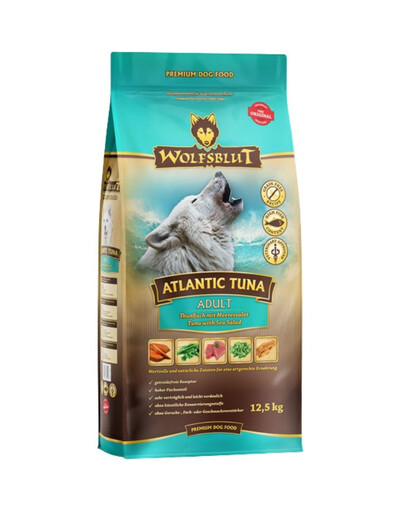 WOLFSBLUT Atlantic Tuna Adult suché krmivo pro dospělé psy s tuňákem a mořským salátem 12,5 kg