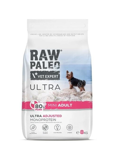 RAW PALEO Ultra Pork Mini Adult pro psy malých plemen vepřové 60 g