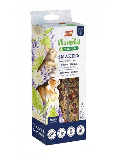 VITAPOL Vita Herbal Functional Smakers Bylinný mír 90 g