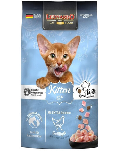 LEONARDO Kitten Grain Free 300 g krmivo pro koťata bez obilovin