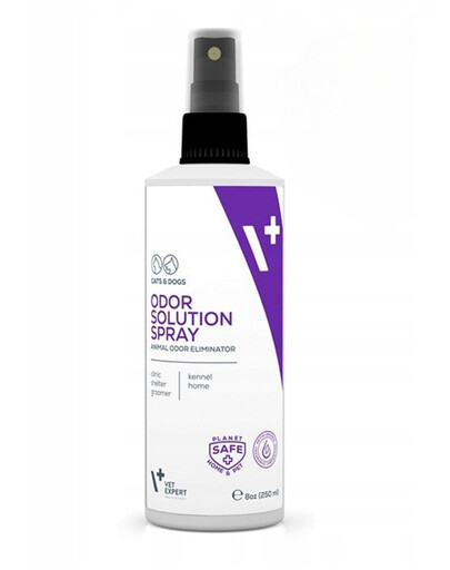 VET EXPERT Odor Solution Spray Animal Odor Eliminator 250 ml neutralizátor pachů pro psy a kočky