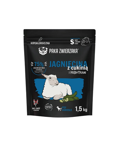 PAKA ZWIERZAKA Seventh Heaven Suché krmivo Jehněčí s cuketou S 1,5 kg