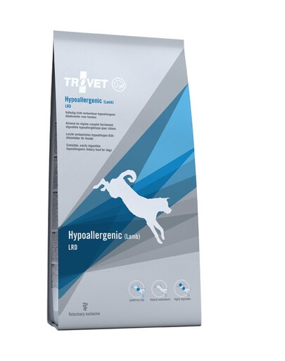 TROVET Hypoalergenní LRD Jehněčí pro psy s jehněčím 10 kg