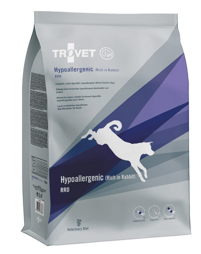TROVET Hypoallergenic Rabbit RRD pro psy 3 kg
