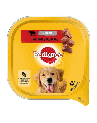 PEDIGREE Paštika z hovězích jater pro dospělé psy 300g - krmivo pro dospělé psy v pěně