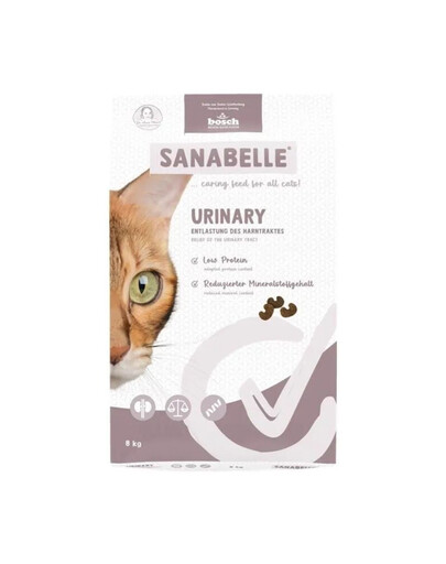 SANABELLE Urinary 8 kg pro kočky s citlivými močovými cestami