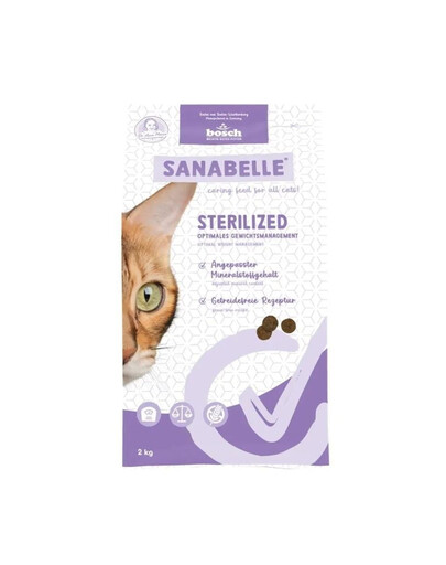 SANABELLE Sterilized 2 kg pro sterilizované kočky