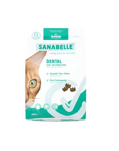 SANABELLE Dental 400 g pro kočky podporující péči o chrup