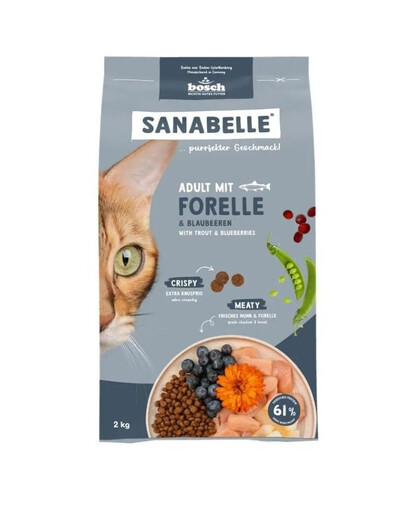 SANABELLE Adult Pstrąg 2 kg pro dospělé kočky