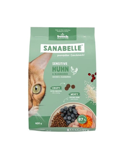SANABELLE Sensitive Kuře 400 g pro kočky s citlivým trávicím traktem
