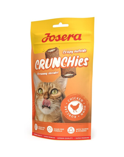 JOSERA Crunchies Chicken 60 g Křupavé kuřecí pamlsky pro kočky