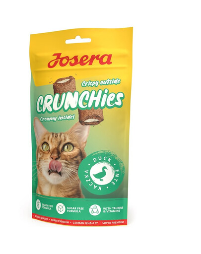 JOSERA Crunchies Duck 60 g křupavé kachní pamlsky pro kočky