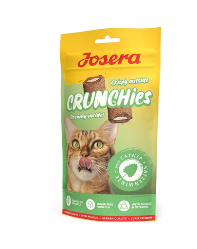 JOSERA Crunchies with Catnip 60 g křupavé pamlsky z šanty kočičí pro kočky