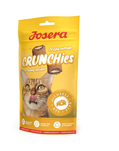 JOSERA Crunchies with Cheese 60 g křupavé sýrové pamlsky pro kočky
