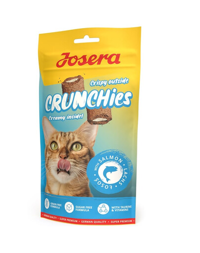 JOSERA Crunchies with Salmon 60 g křupavé lososové pamlsky pro kočky