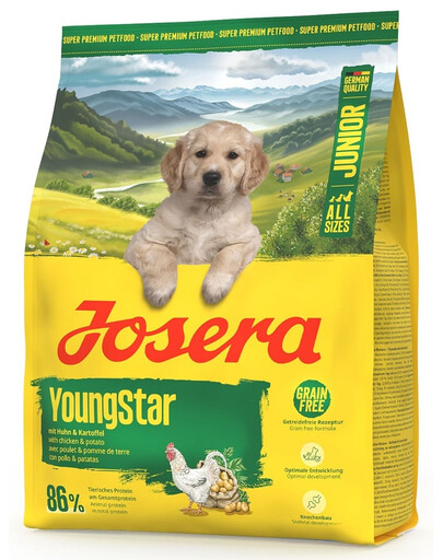 JOSERA YoungStar 900g krmivo pro štěňata bez obilovin